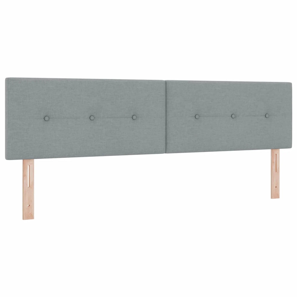 Letto box spring con materasso Grigio Chiaro 180 x 200 cm 3451014