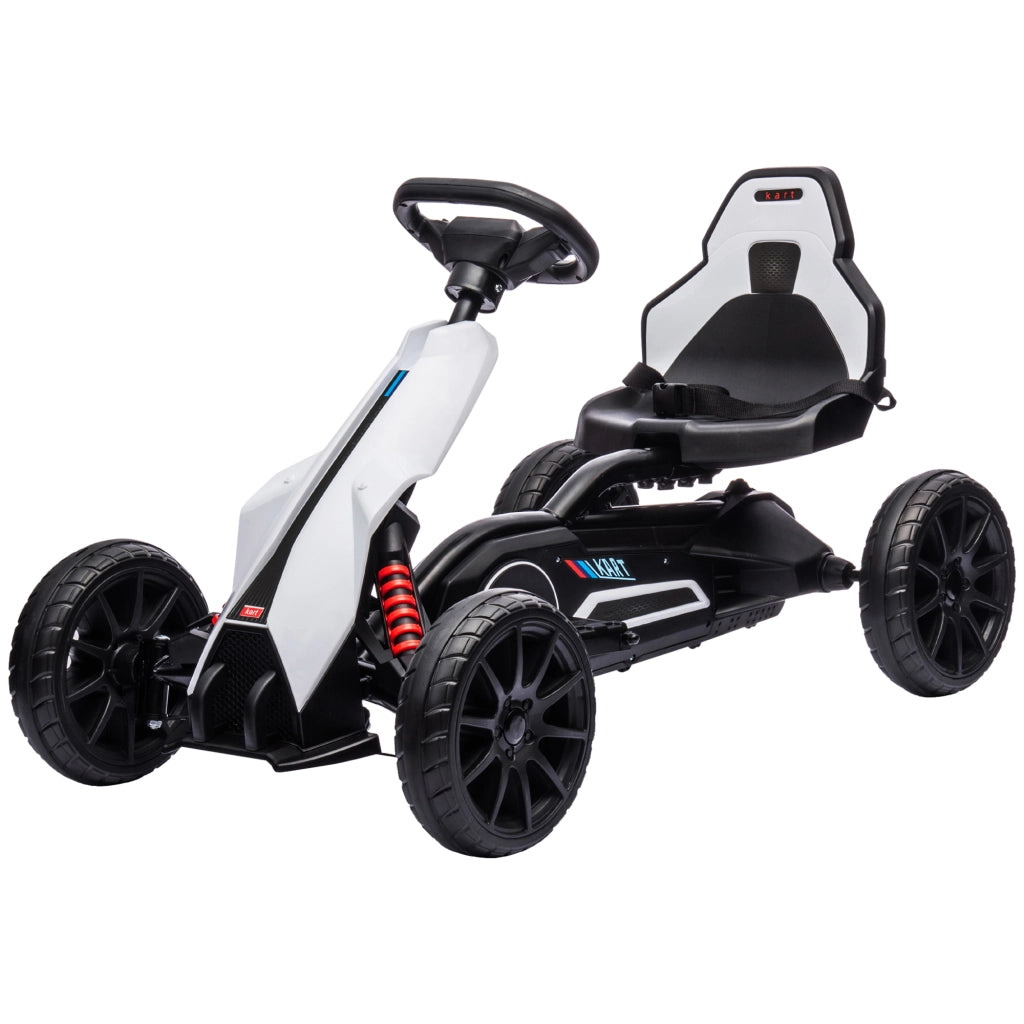 Auto elettrica per bambini 12V ¨C Zephmum ¨C Bianco