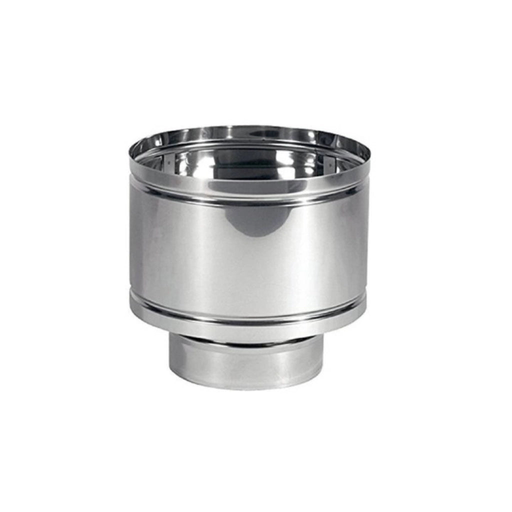 Antivento a botte acciaio inox aisi 304 5/10 comignolo fumaiolo attacco tondo 250/MASCHIO