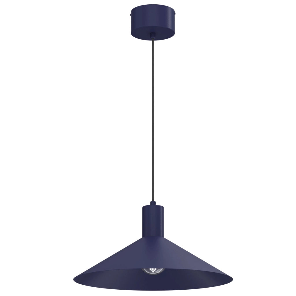 Lampada sospesa conica Nox Luminex blu 40 cm 1xE27