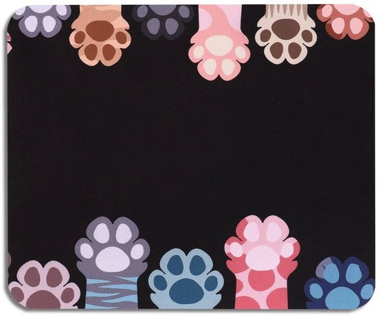 Muismat con Motivo Gatto - Dimensioni 240 x 200 mm - Supporto Comodo - Ideale per Ufficio e Casa