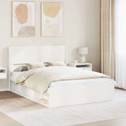 Testiera Letto Bianco Legno ingegnerizzato 889715