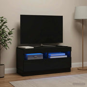 Mobile TV LED Nero Legno ingegnerizzato 897436