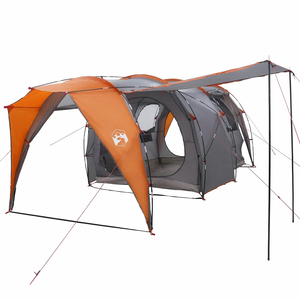 Tenda a tunnel Grigio e arancione 382 x 262 x 214 cm 42017456