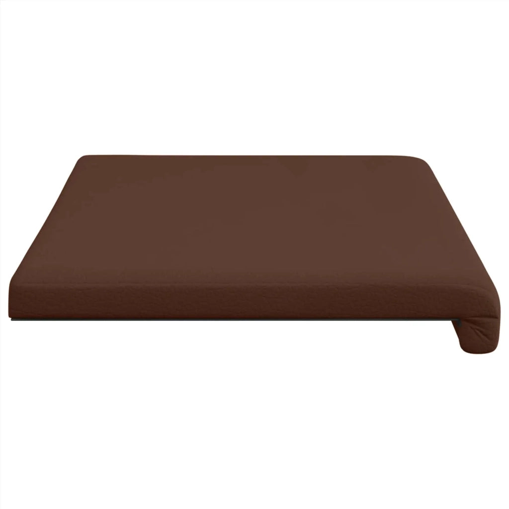 Cuscino per panchina Similpelle Marrone Profondità 35 cm 42043266