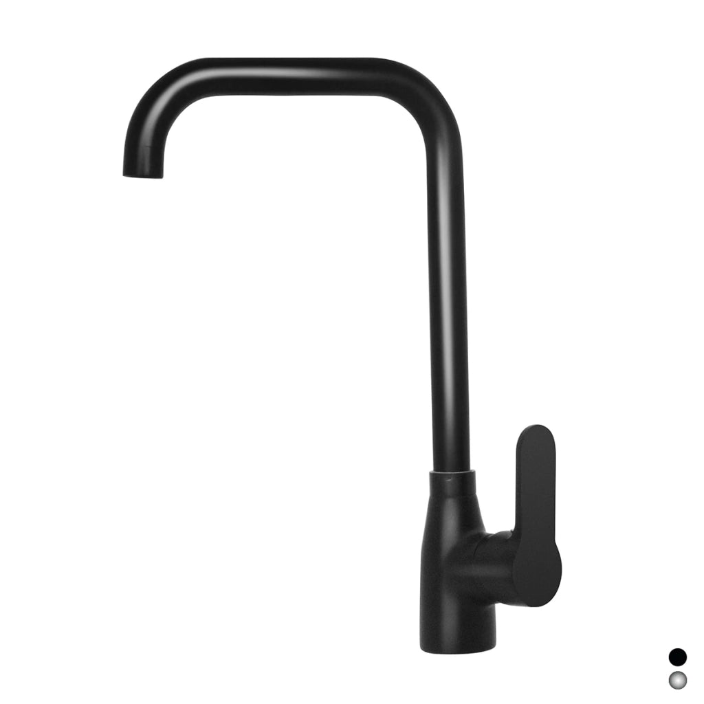 Miscelatore monocomando lavello canna quadra DH cromo