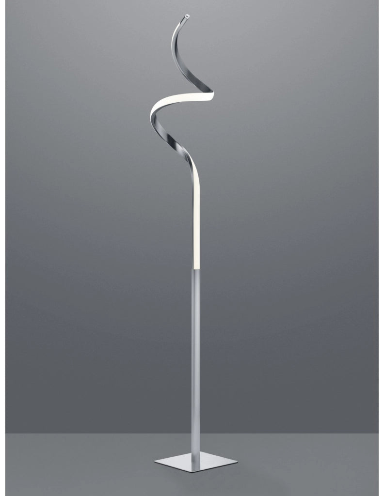 Piantana Led Touch Dimmerabile Course H145 cm Nichel Trio Lighting