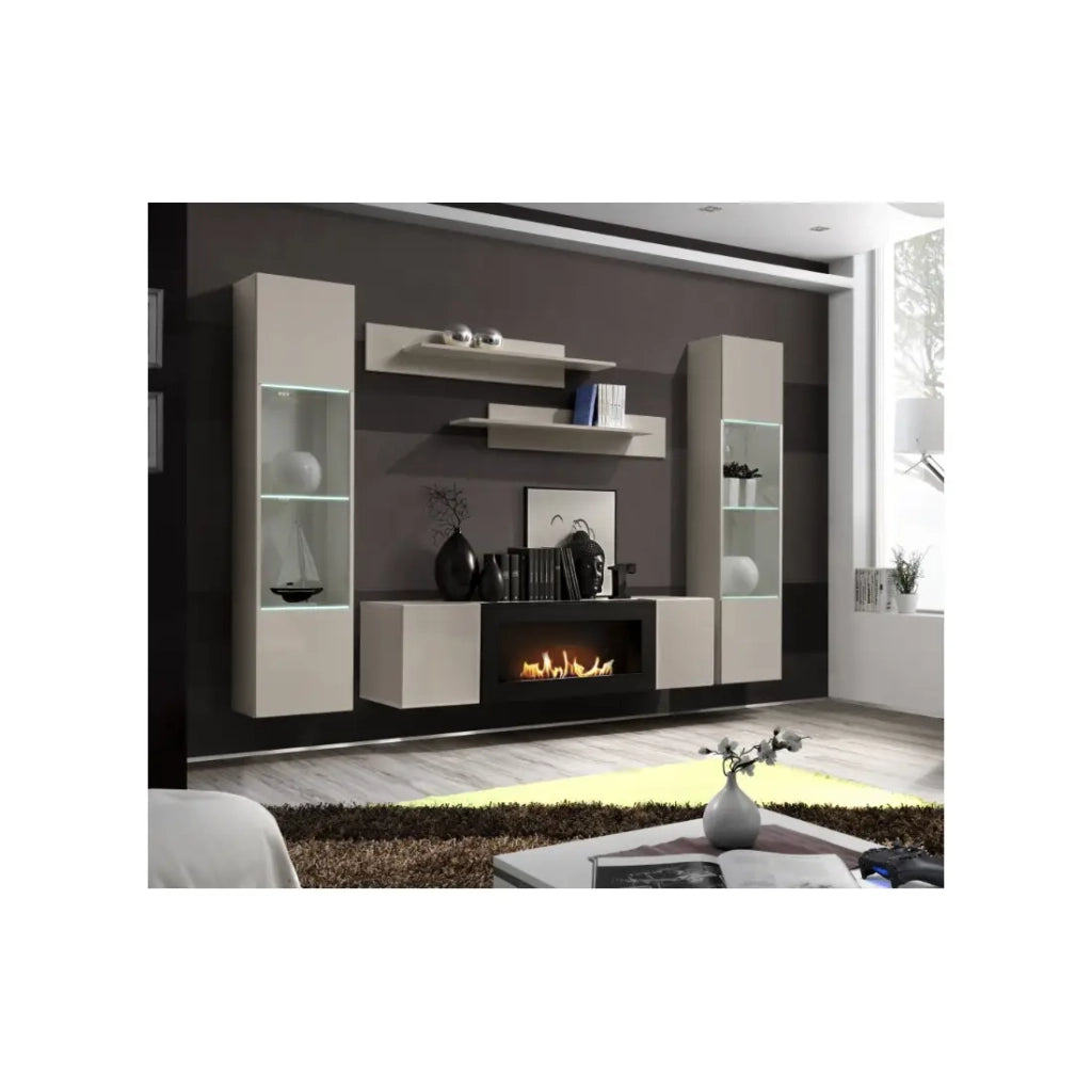 Scaffale FLY cachemire – set di 2 mensole da muro design scandinavo