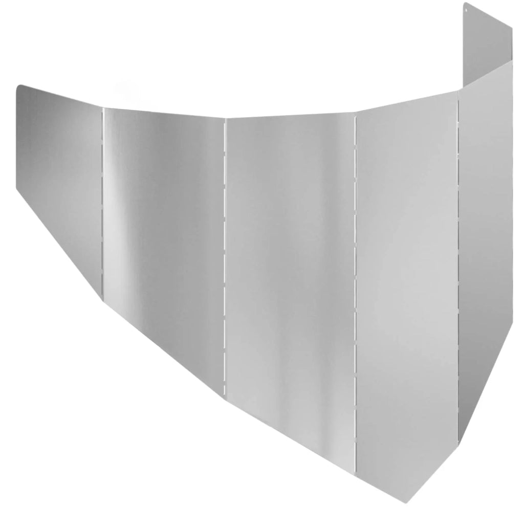 Bordura per Prato 100 x 45 cm Acciaio Argento 8008899