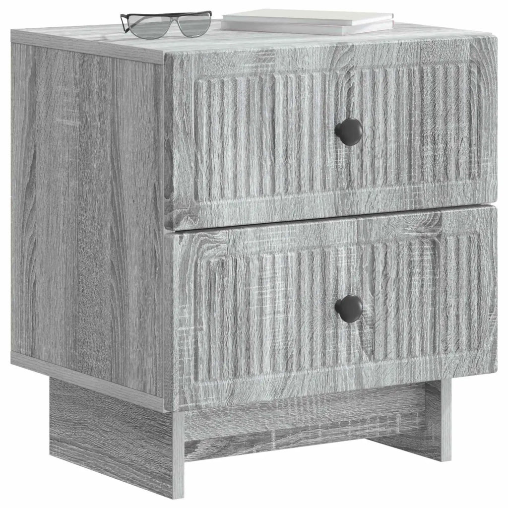 Armadio da Notte 2 pcs Grigio Sonoma 43 x 34,5 x 47,5 cm 893848
