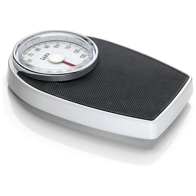 Laica PS2024L Bilancia pesapersone analogica portata massima 150 kg precisione 1 kg display analogico nero e Bianco