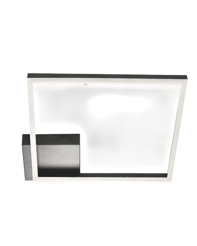 Plafoniera BARD a led moderna 39W nero 3394-61-101 Fabas Luce