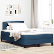Letto a molle con materasso con led Blu 120 x 190 cm Tessuto 3342197