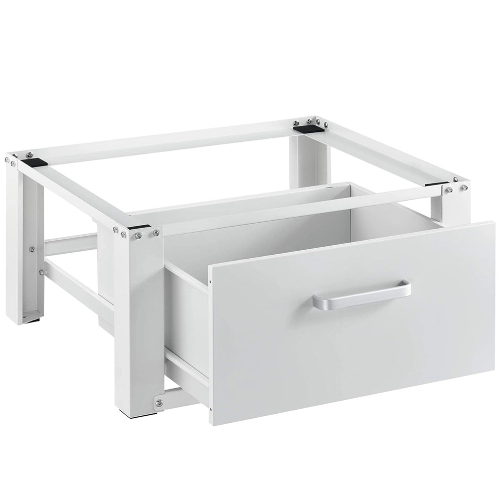 Supporto Base per Lavatrice e Asciugatrice con Cassetto Basamento Acciaio 150 kg
