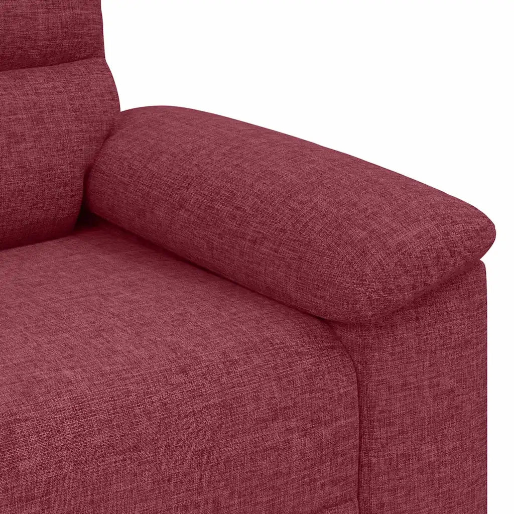 Poltrona Rosso Vino 100x81x84 cm in Tessuto 4105290