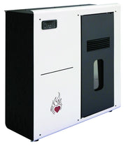 STUFA  A PELLET 7,89KW CUORE CALDO SLIM 8 BIANCA 84x30xH90 CM