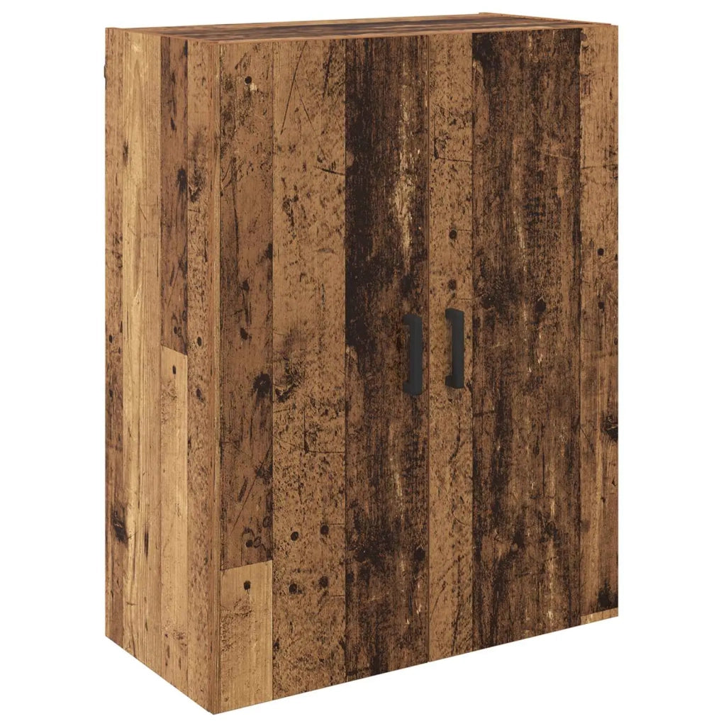 Mobiletto a muro 2 pcs Legno vecchio 69,5 x 34 x 90 cm 3394506