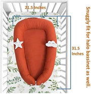 Cuscino per Bambini Reiswieg 100% Cotone Antiallergico - Culla per Bambini \ Nest di Sicurezza per Bambini