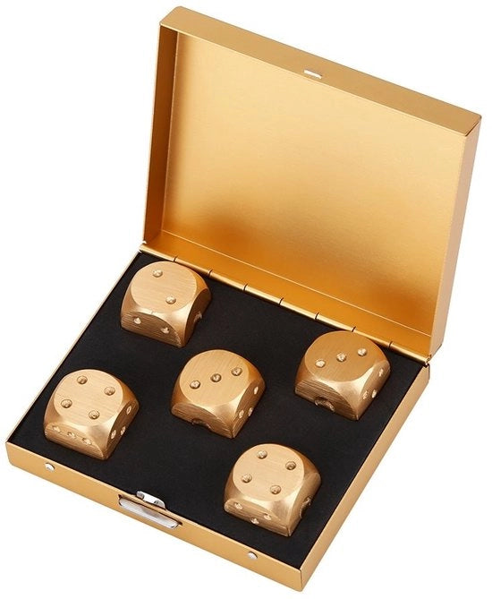 Set di Dadi in Acciaio Leggero - 5 Pezzi - Scatola Rettagolare - Duraturo - Progettazione Elegante - Grip Comodo