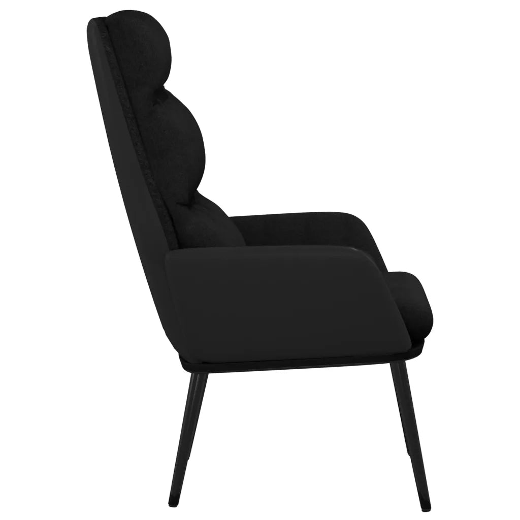 Sedia Relax Nera in Tessuto 341125