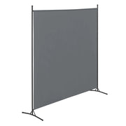 Pannello Divisorio Tarazona Separè per Privacy Separazione Ambienti 176x175 cm Grigo Scuro [en.casa]