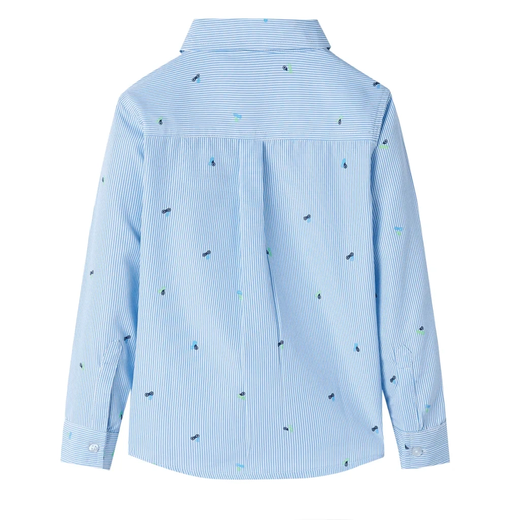 Camicia da Bambino Azzurra 116