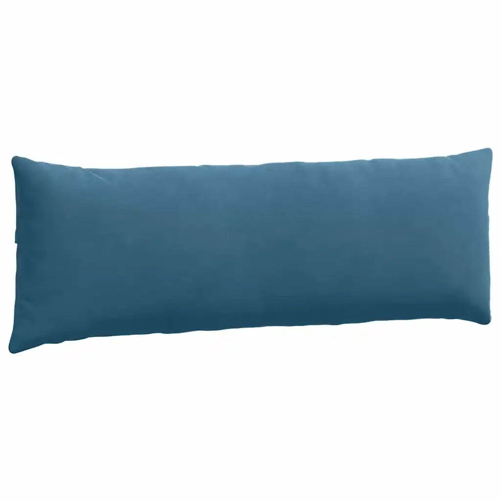 Cuscini da Divano 2 pz-Set di 2 Cuscini per Sofa Blu 120 x 40 cm Tessuto in Cords 295702