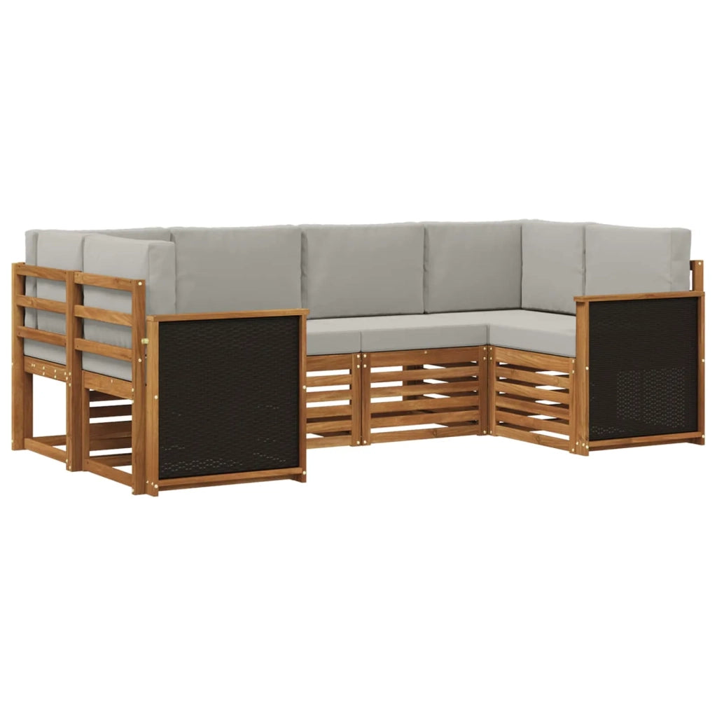 Set di divani da esterno 5 pz 3384762