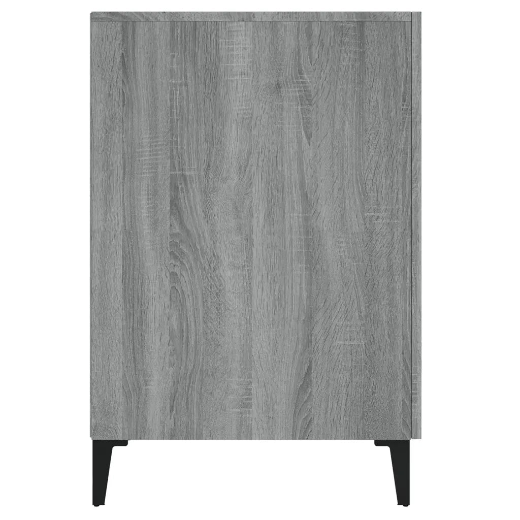 Scrivania Grigio Sonoma 140x50x75 cm in Legno Multistrato 817553