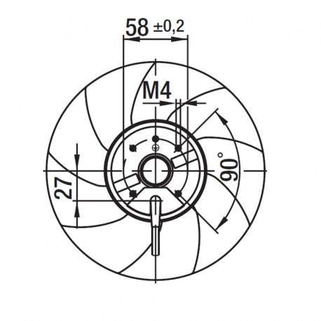 VENTILATORE ASSIALE EBM A4S200-AI04-01
