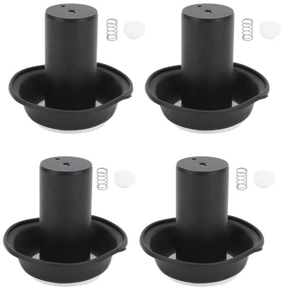 Kit di Membranen a Vuoto - 4 Set di Sostituzione Carburatore - Gomma NBR - Compatibile con Vmax 1200/VMX1200 - Per Venture Royale XVZ1200D - 12 Pezzi in Totale