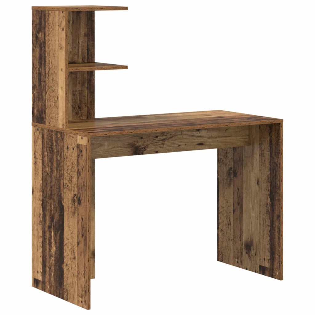 Scrivania | Tavolo da Ufficio 2 pz Legno vecchio