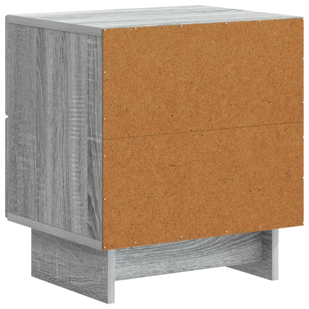Armadio da Notte 2 pcs Grigio Sonoma 43 x 34,5 x 47,5 cm 893848