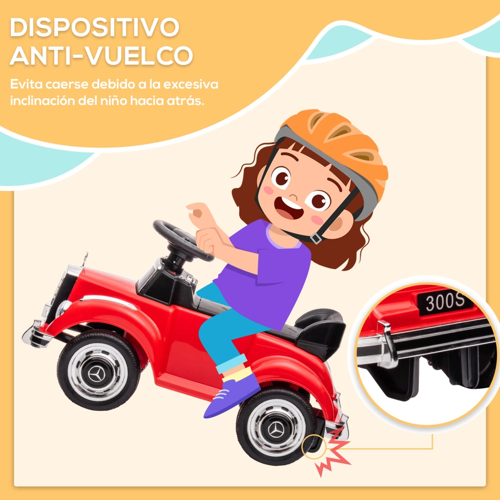 Girello Bambini con Contenitore ¨C Minimal ¨C Rosso 77,5x41,5x45 cm