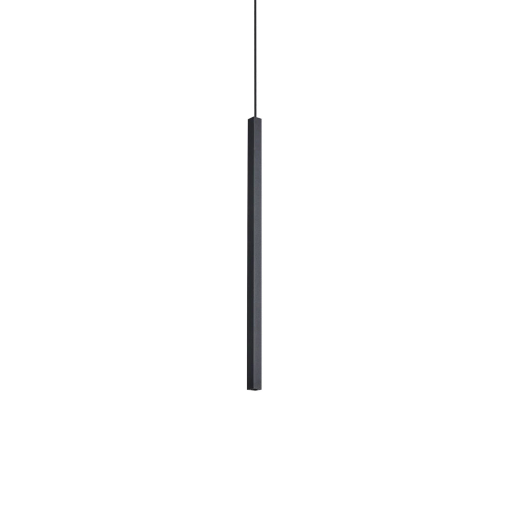 Lampada A Sospensione Look 1 Luce Led Integrato Nero