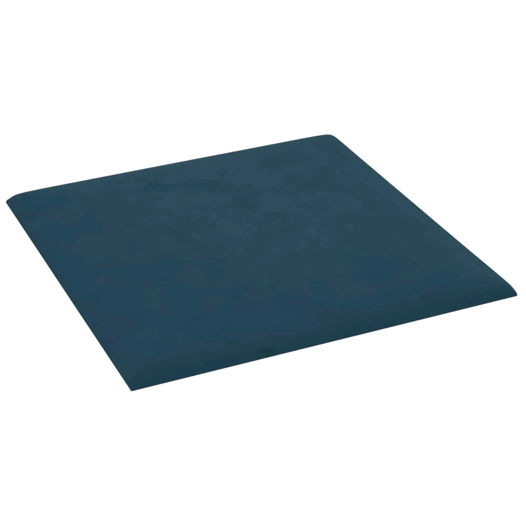 Testiera | Testata da Parete 12 pcs Blu Velluto