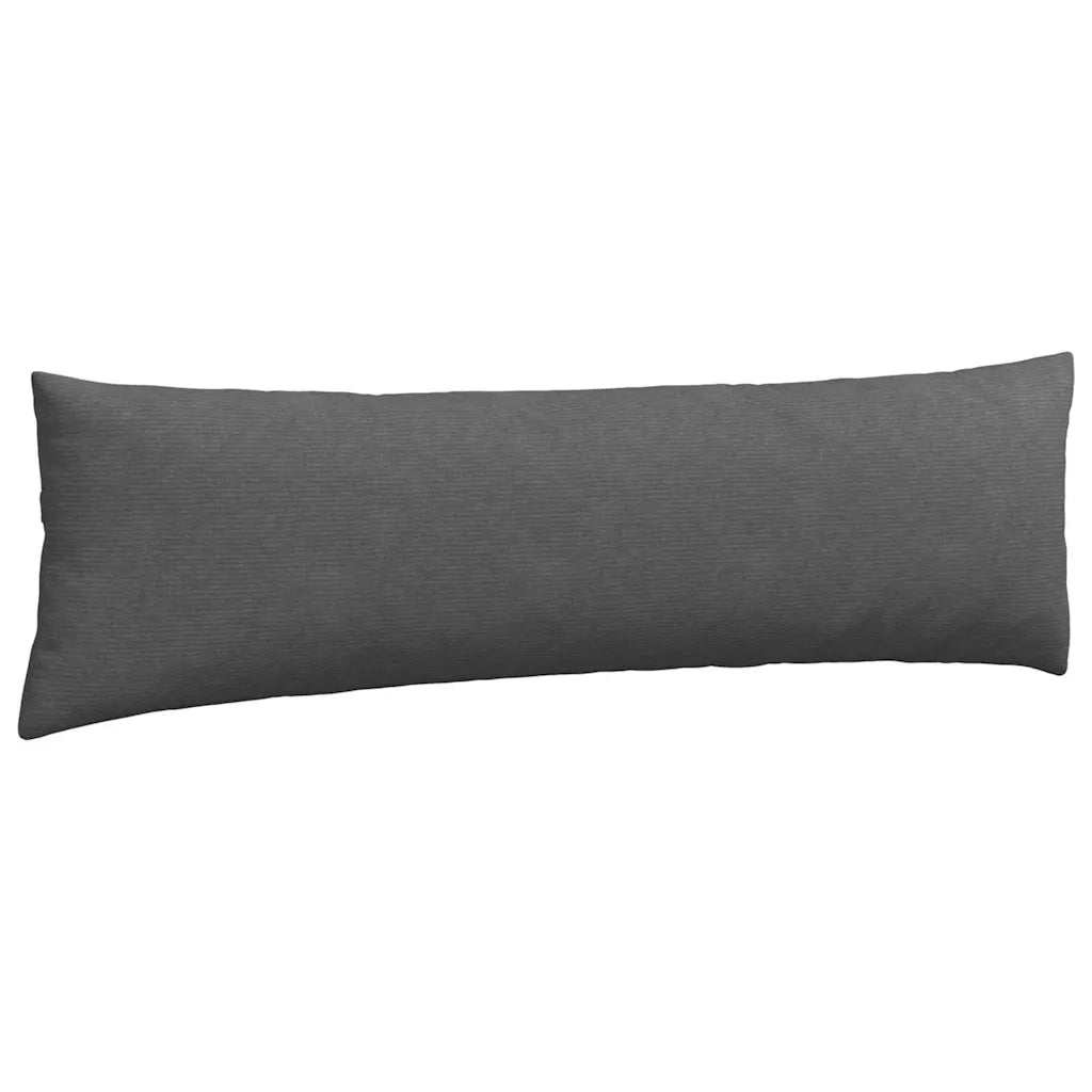 Cuscini da Divano 2 pz | Cuscini per sedie Grigio scuro 145 x 40 cm