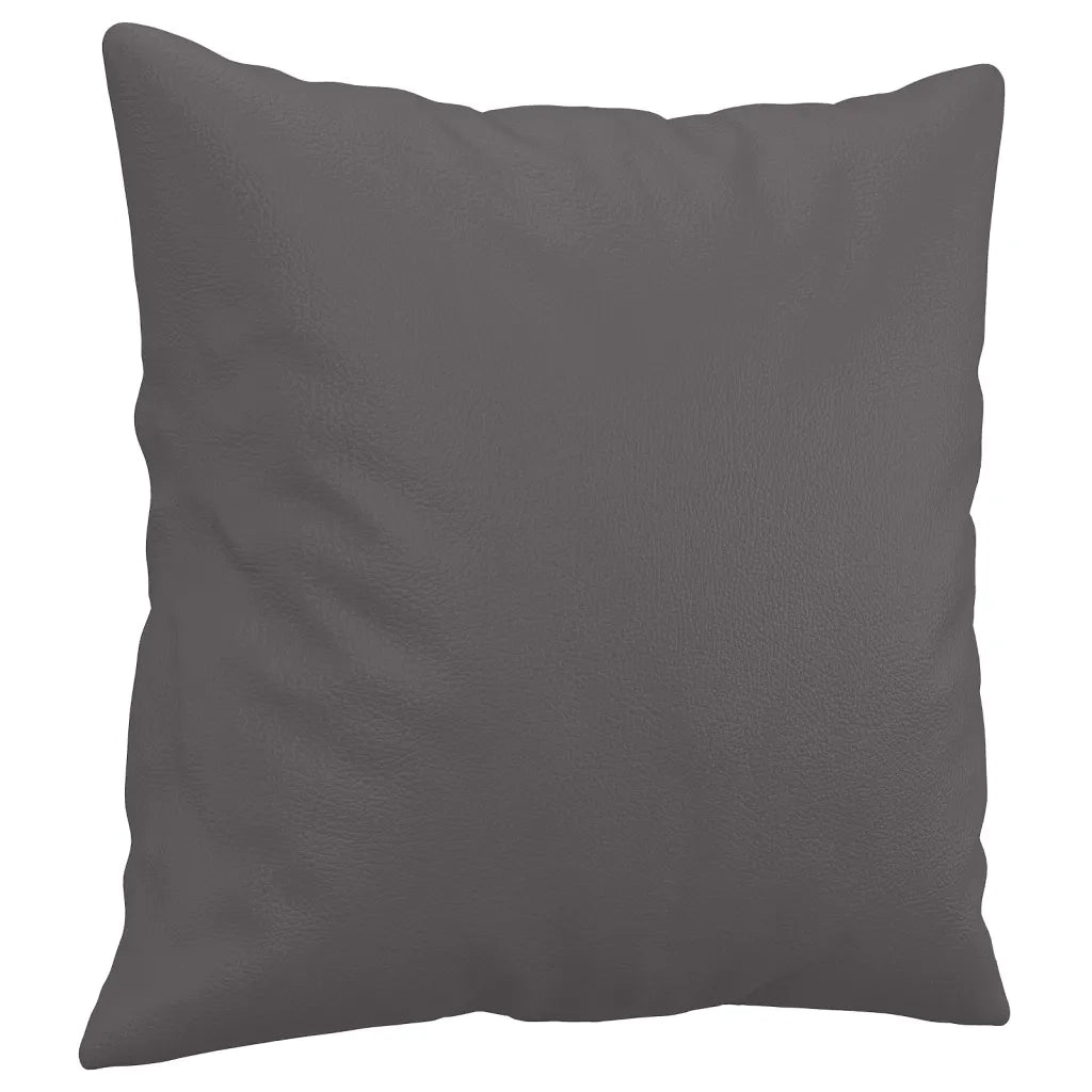 Divano a 3 Posti con Cuscini-Sofa 3 Posti con Cuscini Grigio 180 cm in Similpelle