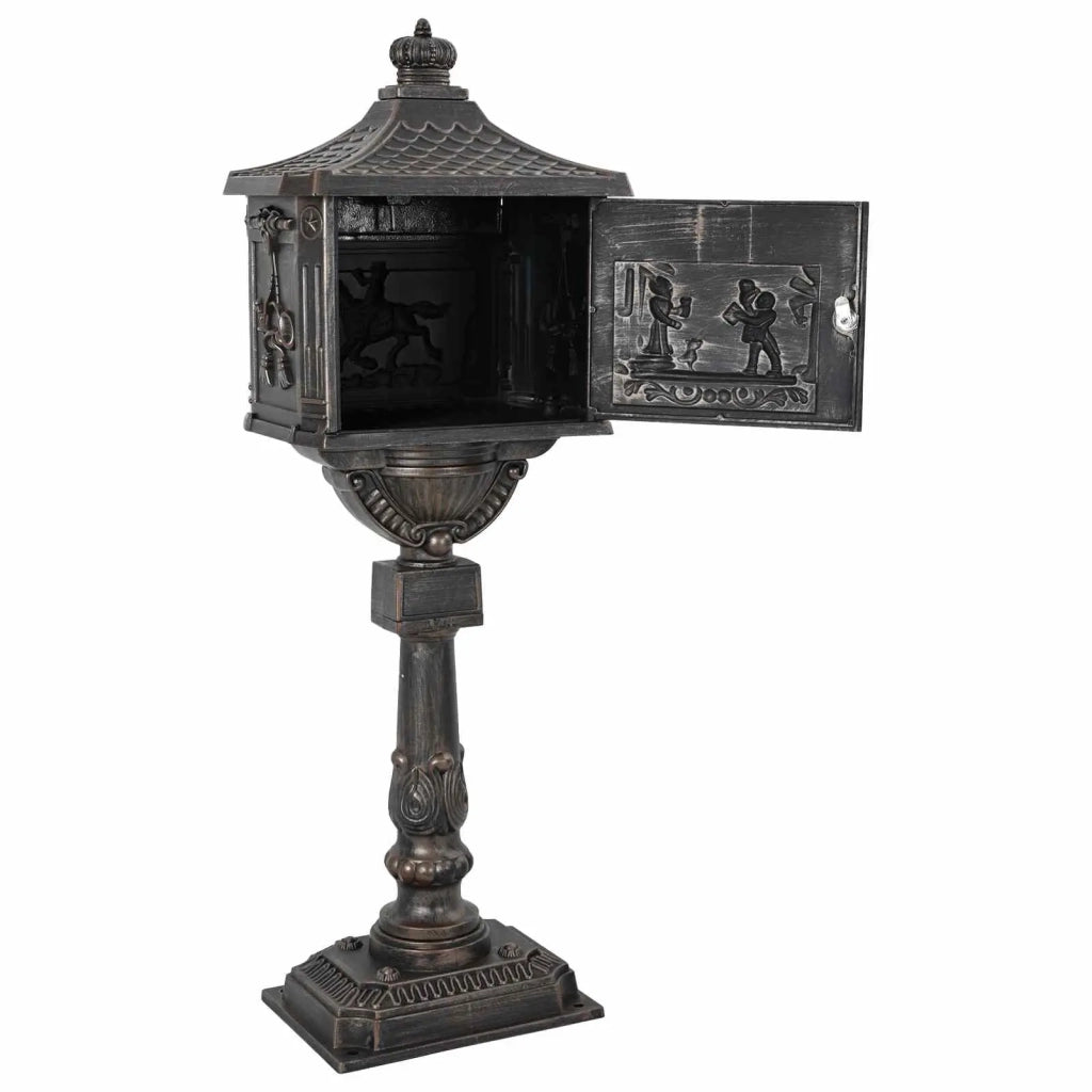Cassetta Postale Verticale Bronzo 42,5 x 29,5 x 117 cm