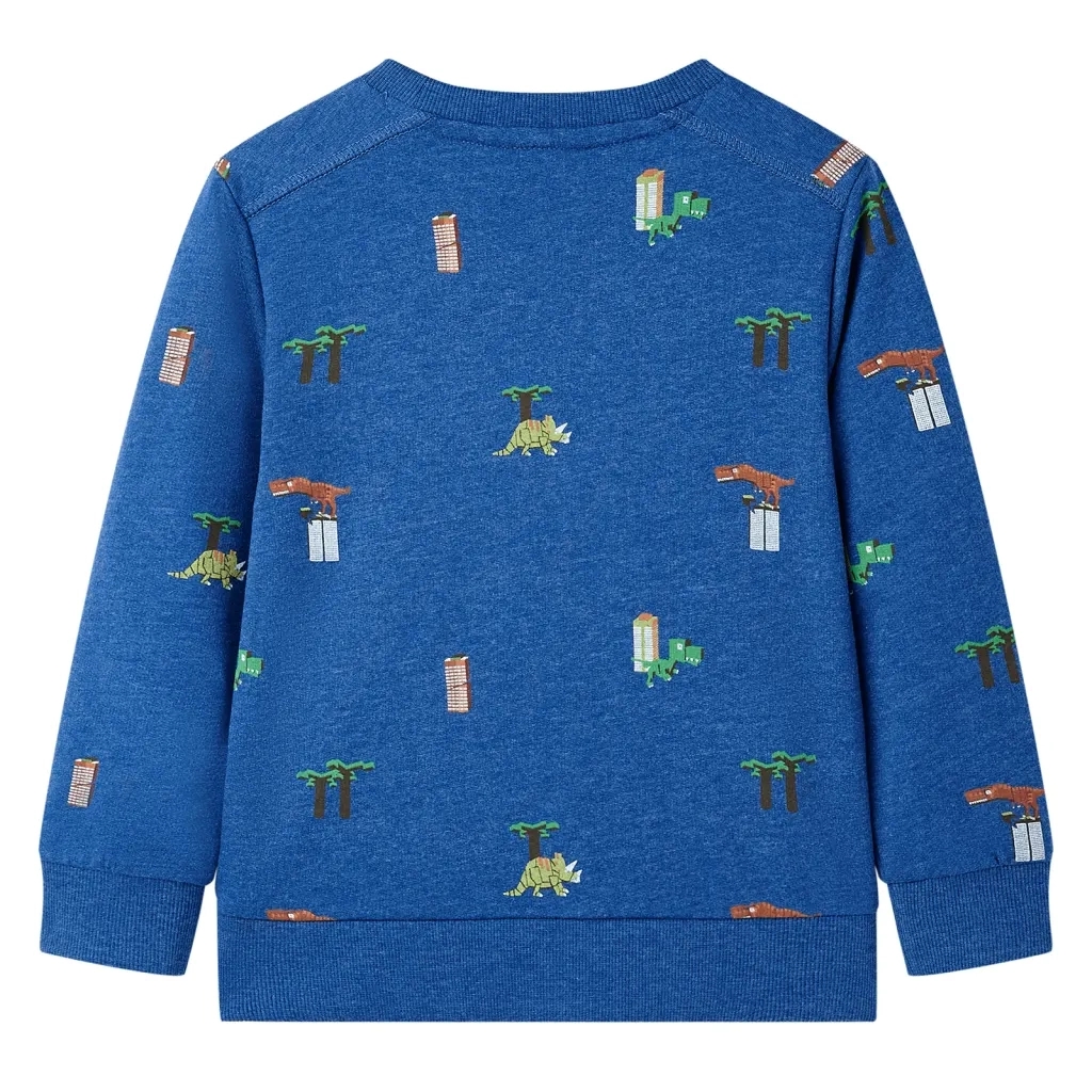 Felpa da Bambino Blu Scuro M¨¦lange 116