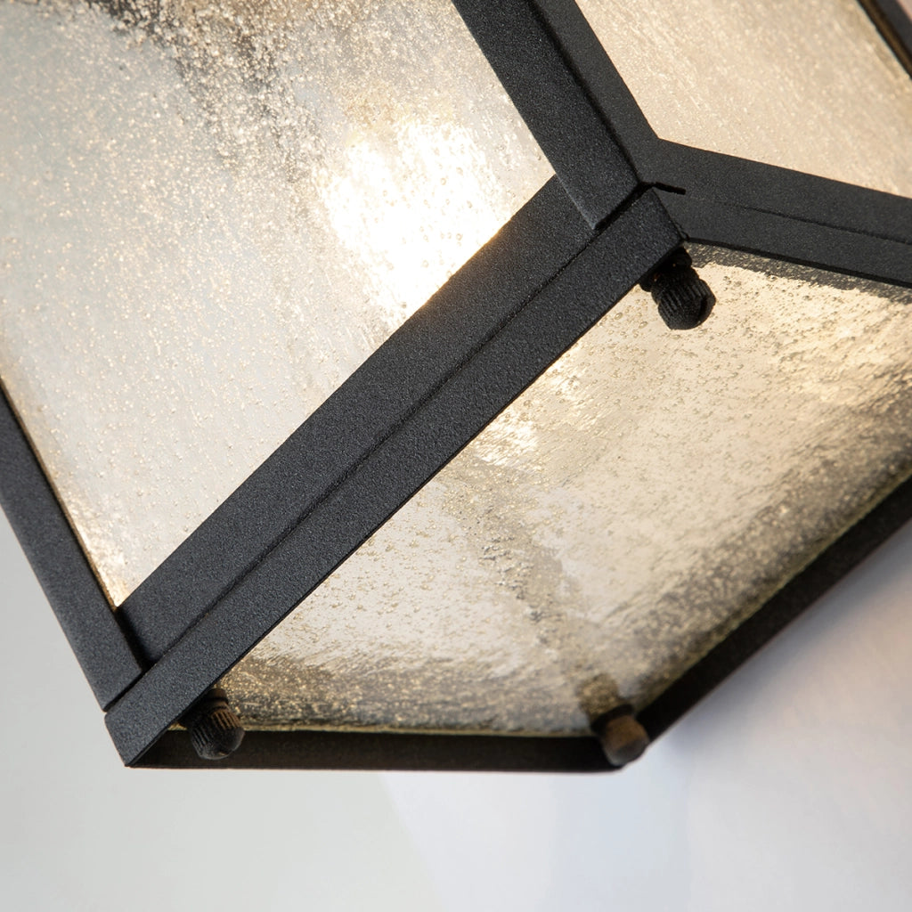 Applique esterna Lahden zinco anticato E27 60W Quintiesse