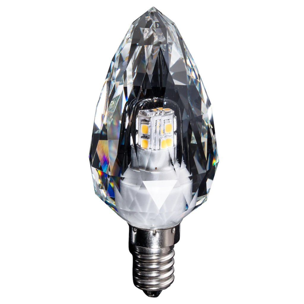 Lampadina LED cristallo 4W E14 C37 4000K 500lm Eko-Light