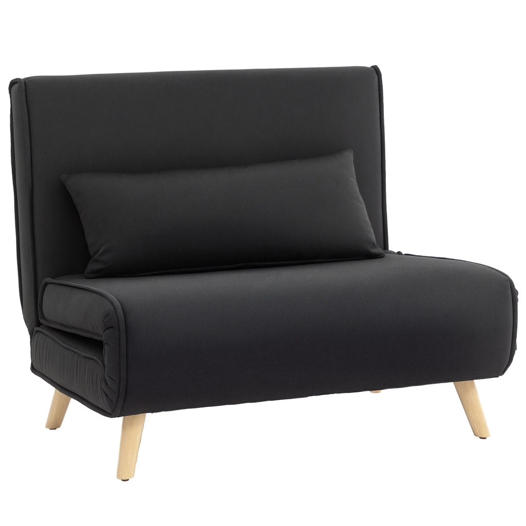 Poltrona letto ¨C Minimal ¨C nero 94x78x80 cm