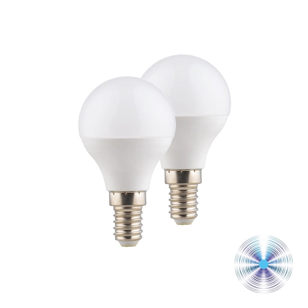 BIPACK LAMPADINA LED G45 E14 6000K 5W 441LM