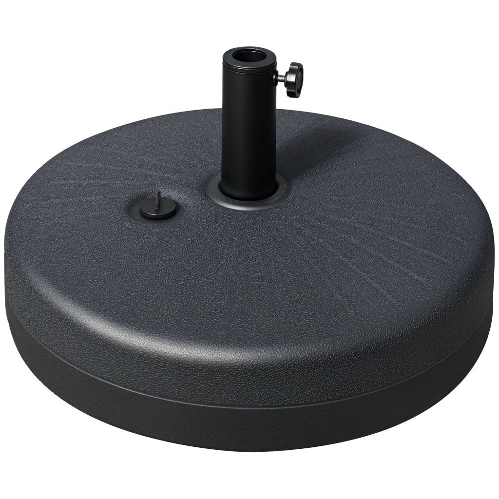 Base per Parasole Rotonda ¨C Minimal ¨C Nero 51x51x30.5 cm