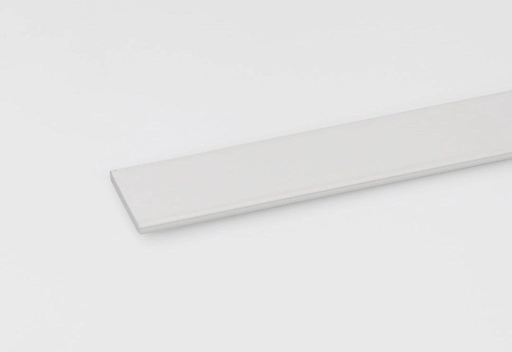 Profilo Da 1 Metro Piatto Alluminio Bianco Mm 30X2 - Arcansas