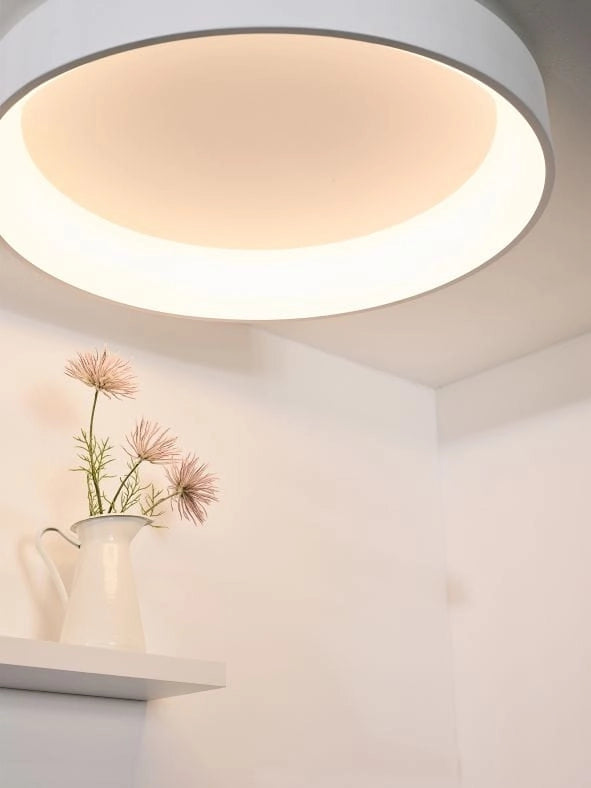 Plafoniera LED Lucide Talowe 80cm bianca 80W 3000K