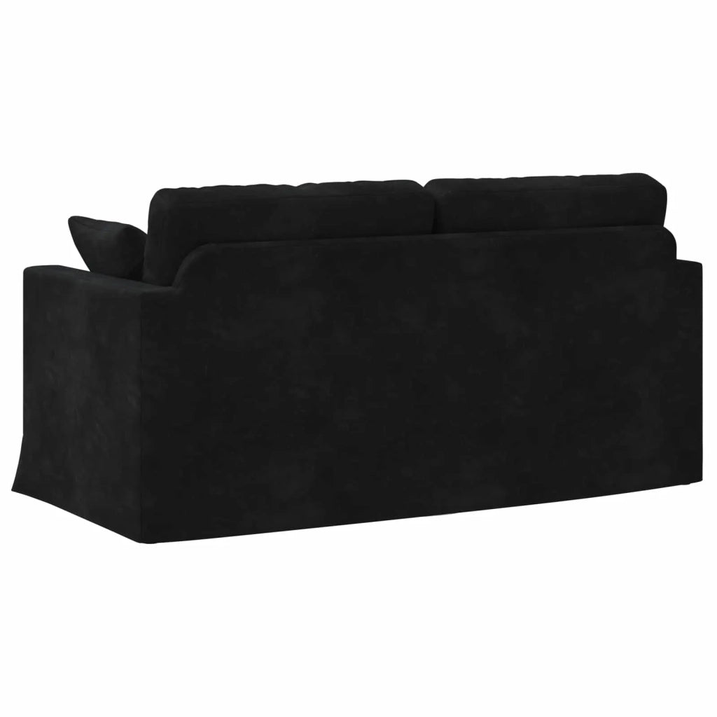 Divano Nero 158 x 78 x 80 cm Velluto 42024428