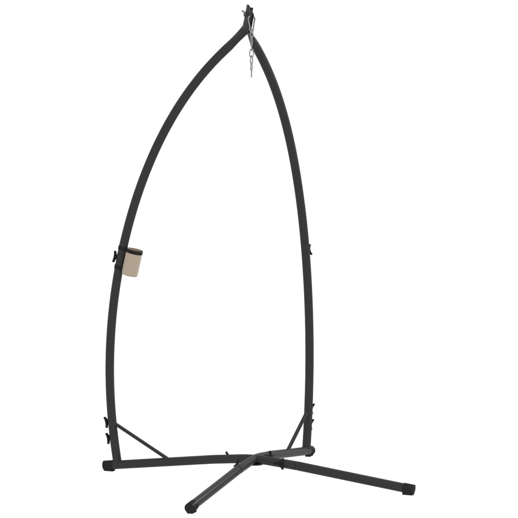 Sedia a Sospensione ¨C Minimal ¨C Nero, Acciaio
