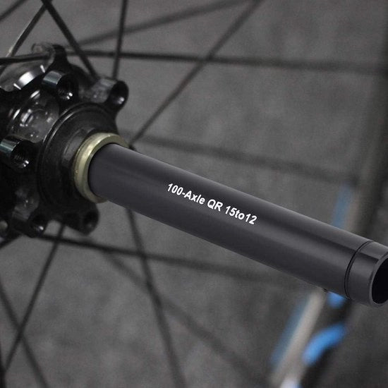 Adattatore per Hub da 15mm a 12mm con Rapida Presa - Alluminio - Nero